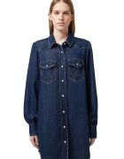 Wrangler Rochie Lyocell Albastru - Albastru