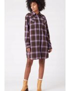 Wrangler Rochie MINI DRESS - scurta - 2 buzunare - maro - bumbac