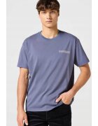 Wrangler Tricou barbati - imprimeu - Albastru