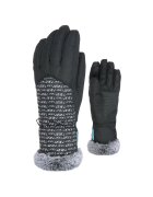 X-LEVEL Manusi ski copii - Level - Piele/Poliester - Negru -