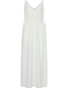Yas Rochie cu decolteu in V - Alb
