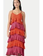 Yas Rochie dama - Portocaliu - Poliester