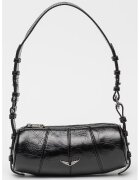 Zadig & Voltaire Geanta baguette de piele Le Roudoudou - Negru