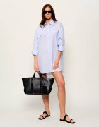 A.P.C. De piele geantă shopper + borsetă Le Drummer