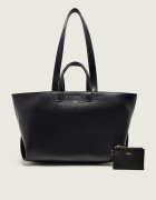 A.P.C. De piele geantă shopper + borsetă Le Drummer