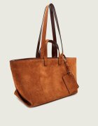 A.P.C. Geantă shopper + borsetă Le Drummer | piele întoarsă
