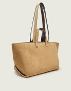 A.P.C. Geantă shopper + borsetă Le drummer | piele întoarsă