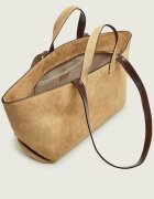 A.P.C. Geantă shopper + borsetă Le drummer | piele întoarsă