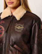 Aeronautica Militare Căptușită geacă | regular fit | shearling
