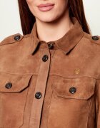 Aeronautica Militare Geacă | regular fit | piele întoarsă