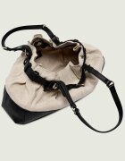 Aigner Geantă tip sac Lavinia cu adaos de piele