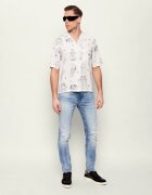 AllSaints Cămașă TERRA | Relaxed fit | cu adaos de in