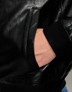 AllSaints Geacă de piele bomber MORTEN | regular fit