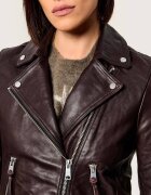 AllSaints Geacă de piele Dalby | Slim Fit
