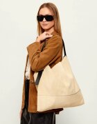 AllSaints Geantă shopper Asha | piele întoarsă