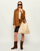 AllSaints Geantă shopper Asha | piele întoarsă