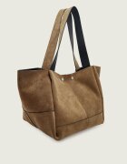 AllSaints Geantă shopper Rosalie | piele întoarsă
