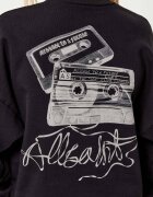 AllSaints Hanorac REEL LILA | Oversize fit