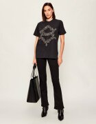 AllSaints Tricou Drip Embellished Boyfriend | Oversize fit