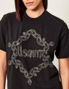 AllSaints Tricou Drip Embellished Boyfriend | Oversize fit