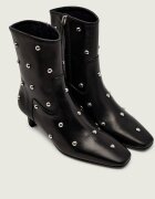 Alohas De piele botine cu toc subțire