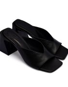 Alohas De piele șlapi cu toc gros
