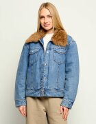 AMI Paris Geacă de blug cu adaos de lână | Classic fit | shearling