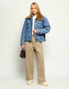 AMI Paris Geacă de blug cu adaos de lână | Classic fit | shearling