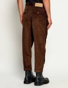 AMI Paris Pantaloni | carrot fit | catifea reiată