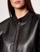 Anine Bing Geacă bomber LEON | Oversize fit cu adaos de piele