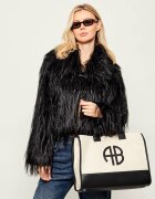 Anine Bing Geantă shopper MEDIUM LARA cu adaos de piele