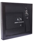 Armani Exchange De piele husă pentru carduri + breloc