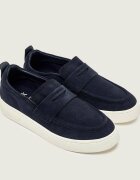 Armani Exchange Pantofi loafer | piele întoarsă