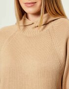 Armani Exchange Pulover | Cropped Fit cu adaos de lână