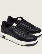 Armani Exchange Sneakers cu adaos de piele
