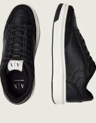 Armani Exchange Sneakers cu adaos de piele