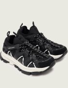 Armani Exchange Sneakers cu adaos de piele