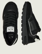 Armani Exchange Sneakers cu adaos de piele