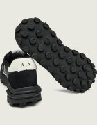 Armani Exchange Sneakers cu adaos de piele