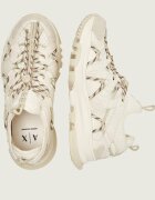 Armani Exchange Sneakers cu adaos de piele