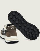 Armani Exchange Sneakers cu adaos de piele