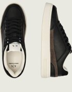 Armani Exchange Sneakers cu adaos de piele