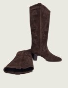 BA&SH Cizme cowboy Casey | piele întoarsă