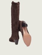 BA&SH Cizme cowboy Casey | piele întoarsă