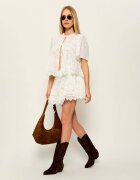 BA&SH Cizme cowboy Claurys | piele întoarsă
