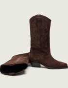 BA&SH Cizme cowboy Claurys | piele întoarsă