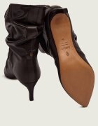 BA&SH De piele botine cu toc subțire Colivia