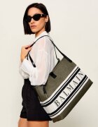 Balmain Geantă shopper Release cu adaos de piele