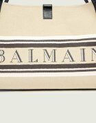 Balmain Geantă shopper Release cu adaos de piele
