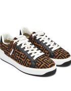 Balmain Sneakers B-COURT cu adaos de piele